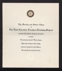 Invitation to Commencement Exercises 1915